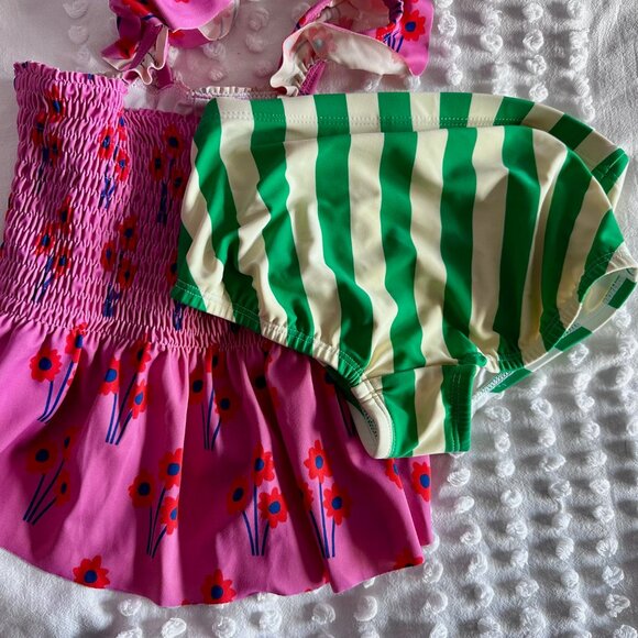 Hannah Andersson Tankini Swim Suit - Size 6-7 - Picture 6 of 7